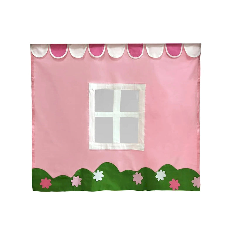 Max and Lily Cotton Underbed Farmhouse Curtain