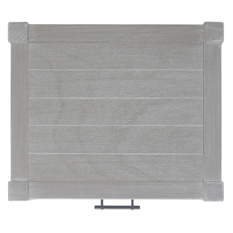 Mesa auxiliar decorativa clásica con estante con cajón de almacenamiento y patas torneadas