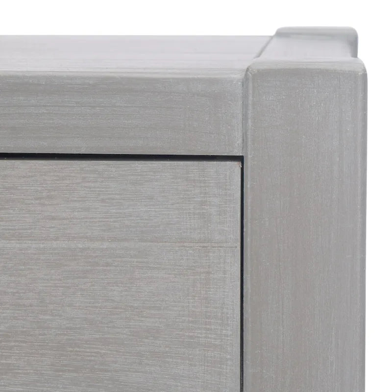 Mesa auxiliar decorativa clásica con estante con cajón de almacenamiento y patas torneadas